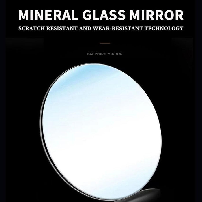 B6575 Men Vintage Square Multifunctional Luminous Quartz Watch Full Gold-Black