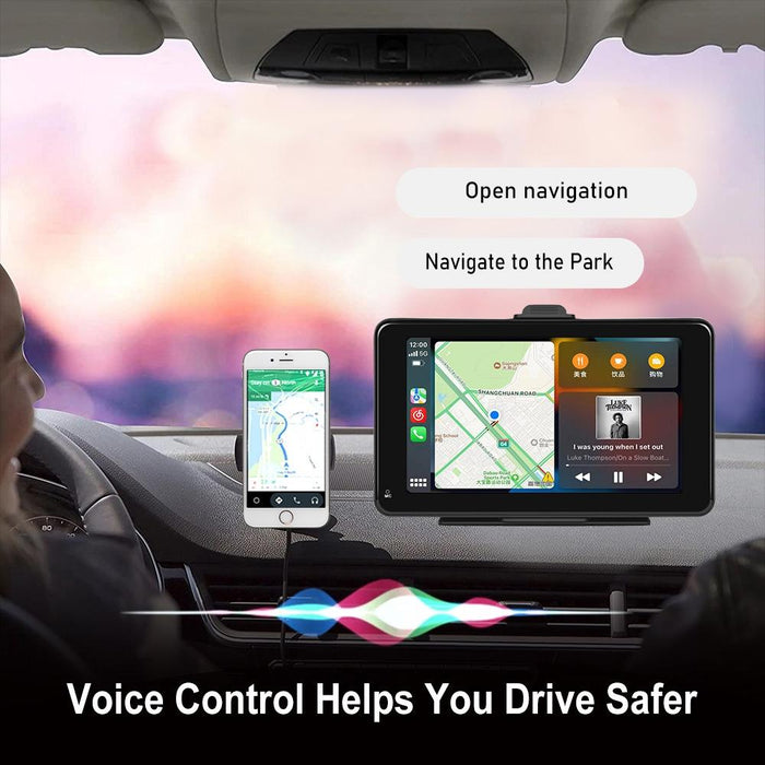 7 Inch Hd Smart Screen With Wireless Carplay & Android Auto - No Camera