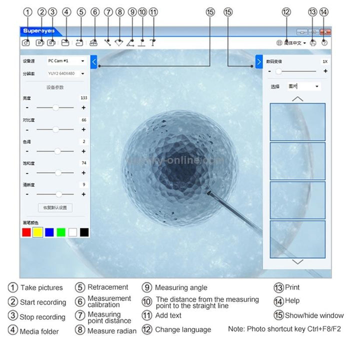 4Mm Focusable Nasal / Throat Endoscope