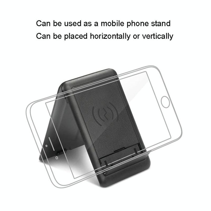 15W Wireless Charger With Data Cable Organizer And Folding Stand