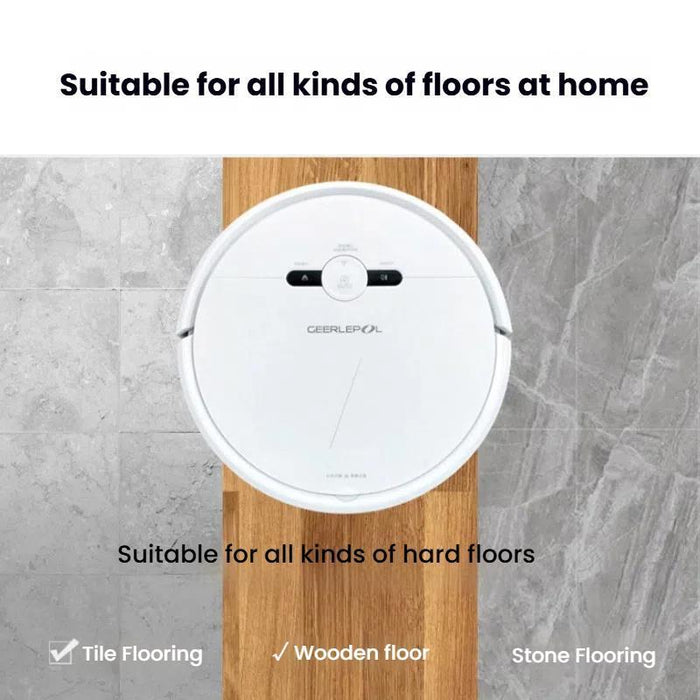 2-In-1 Smart Sweeping Robot With Water Tank & Dust Box