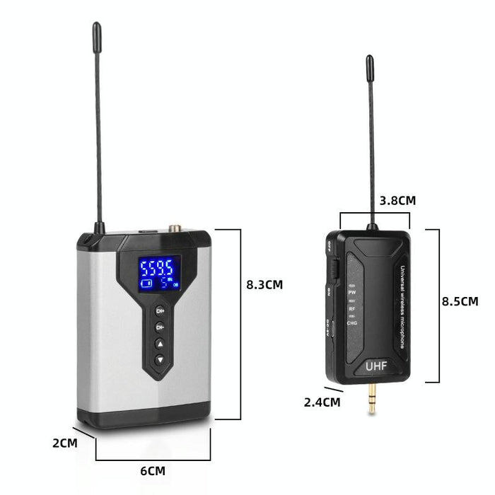 2-In-1 Wireless Lavalier Usb Microphone For Recording And Live Streaming