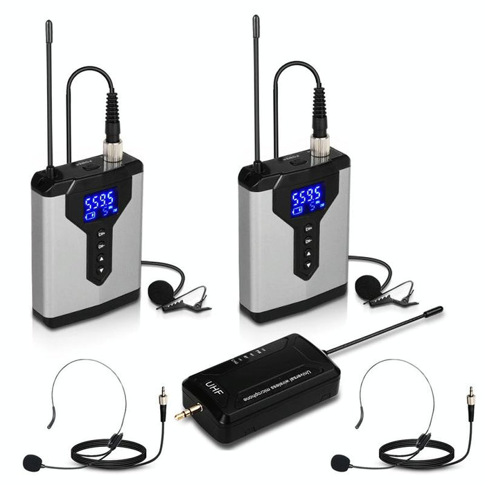 2-In-1 Wireless Lavalier Microphone For Recording And Live Streaming