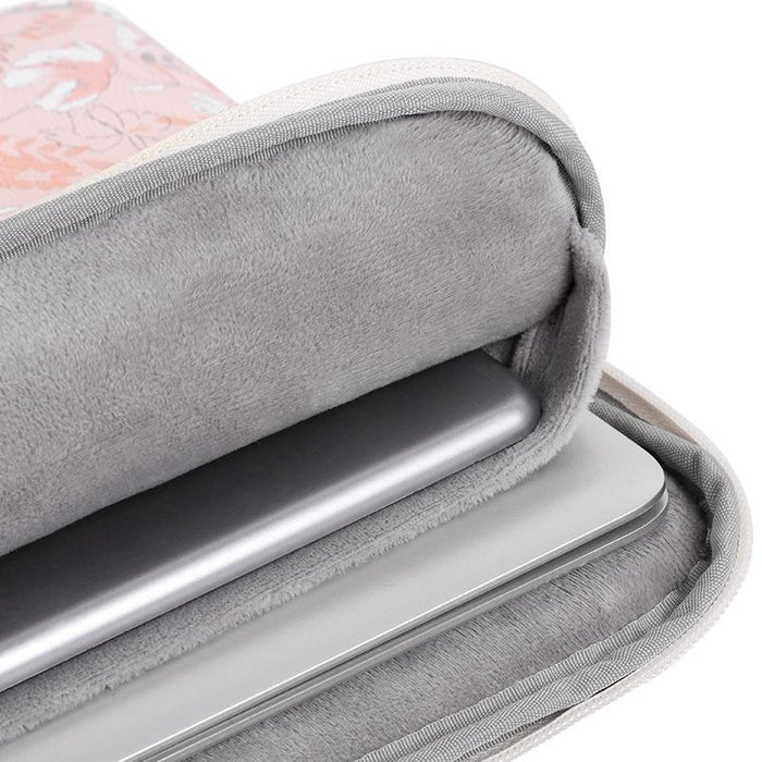 G4 01 14 Inch Laptop Liner Bag PU Leather Printing Waterproof Protective Cover