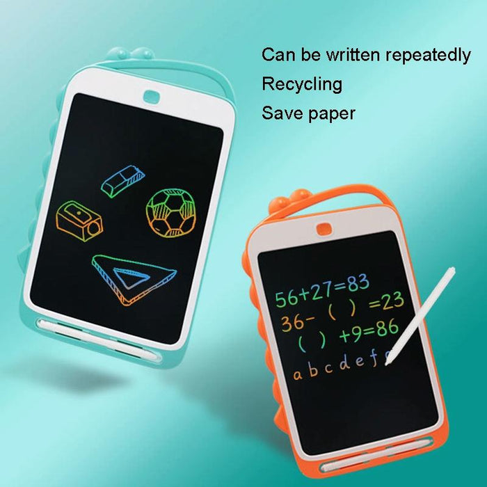 10 Inch Cartoon Dinosaur Lcd Writing Board Light Blue