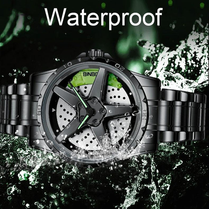 D002 Car Hub Dial Multifunctional Waterproof And Wear-Resistant Men Watch