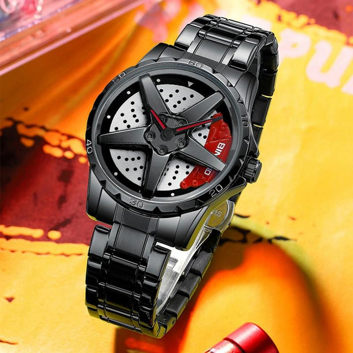 D002 Car Hub Dial Multifunctional Waterproof And Wear-Resistant Men Watch