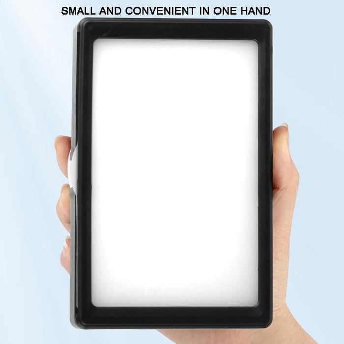 8 Inch 3200-5500K Three-Colour Temperature Photography Flat-Panel Live Fill Light - Overhead Bracket