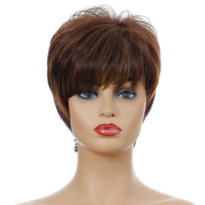 Short Curly Wig High Temp Silk Fiber