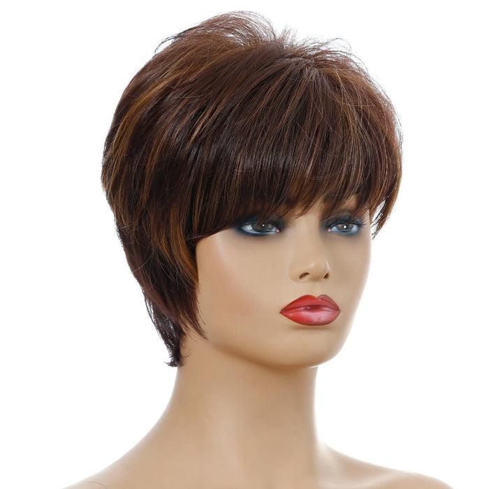 Short Curly Wig High Temp Silk Fiber