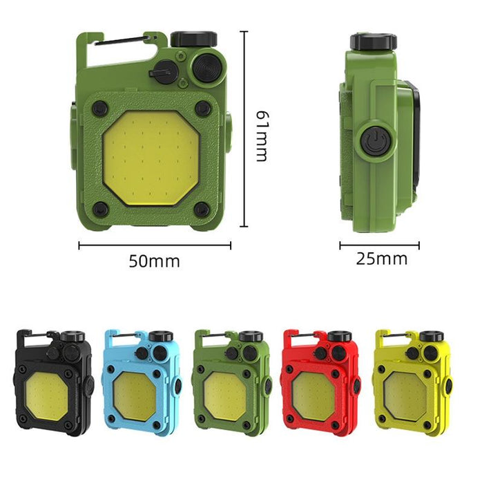 Usb Rechargeable Mini Magnetic Work Light For Camping