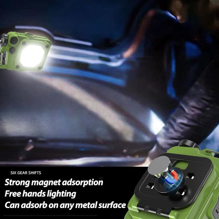 Usb Rechargeable Mini Magnetic Work Light For Camping