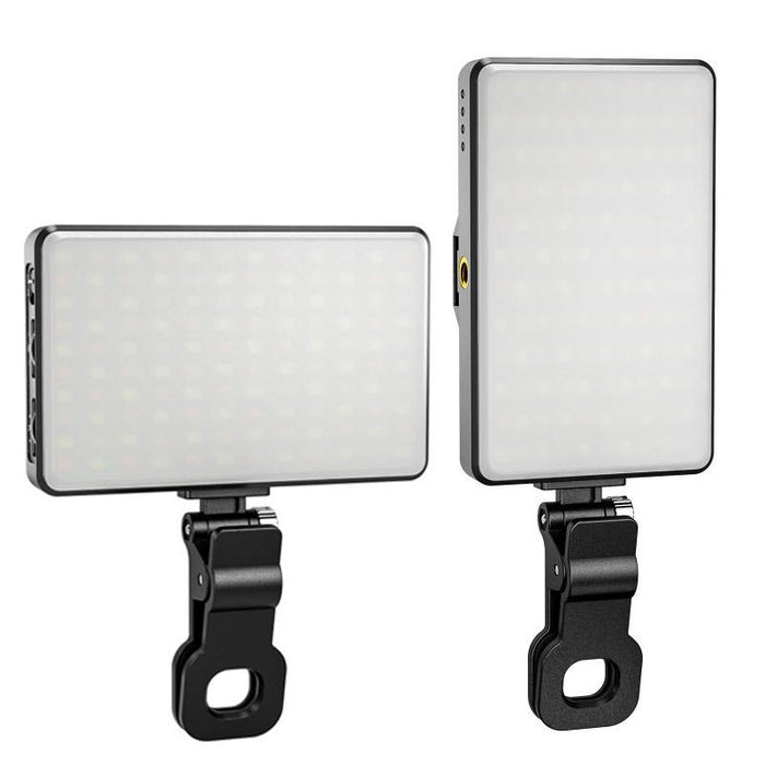 St-120C Mobile Phone Tablet Clip Fill Light Selfie Live Camera Portable Camera Lighting Black