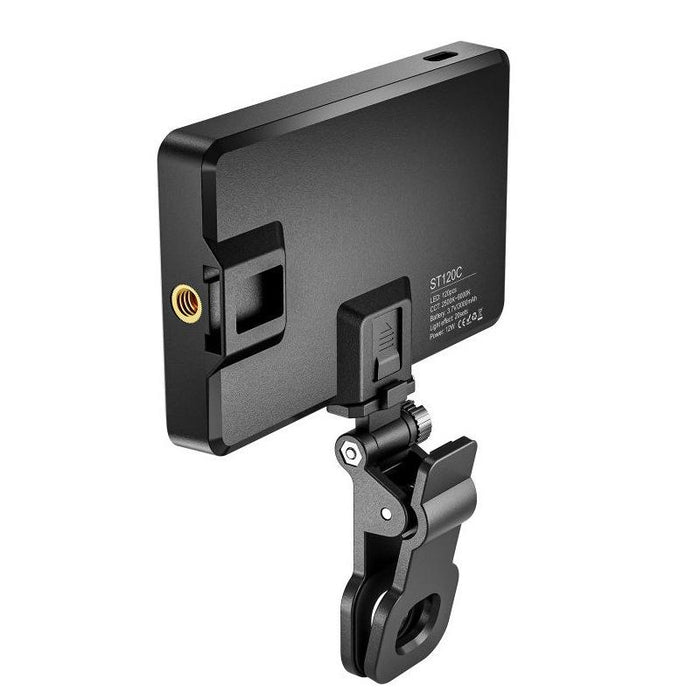 St-120C Mobile Phone Tablet Clip Fill Light Selfie Live Camera Portable Camera Lighting Black