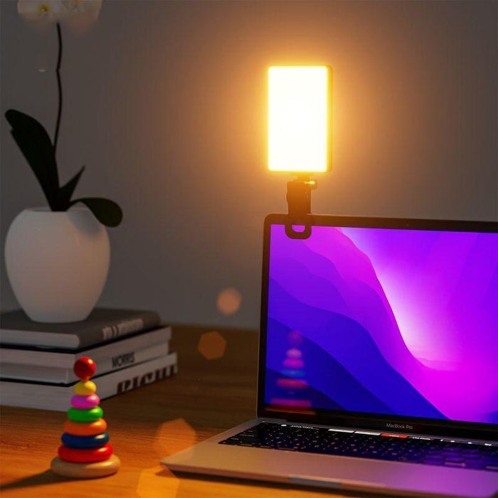 St-120C Mobile Phone Tablet Clip Fill Light Selfie Live Camera Portable Camera Lighting Black