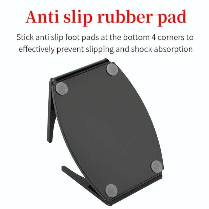 For Jbl Clip 3/4 Speaker Storage Stand Acrylic Desktop Audio Base Black