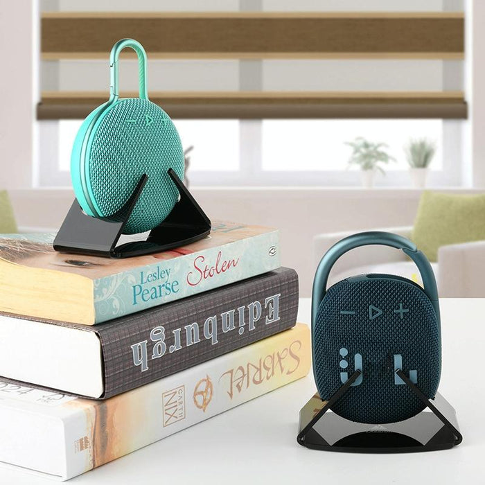 For Jbl Clip 3/4 Speaker Storage Stand Acrylic Desktop Audio Base Black