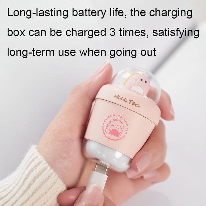 Y05 Cartoon Water Cup Shape Bluetooth 5.0 Earphones Semi-In-Ear Hd Call Wireless Bluetooth 5.0 Earphones