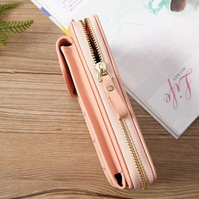 Floral Multi Card Crossbody Bag For Women