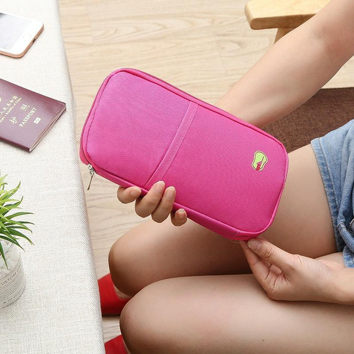 Multifunctional Travel Document Bag Passport & Ticket Holder