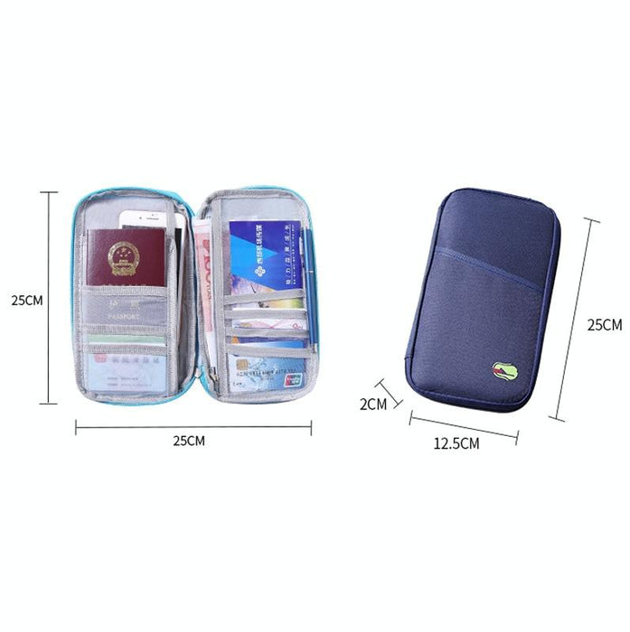 Multifunctional Travel Document Bag Passport & Ticket Holder