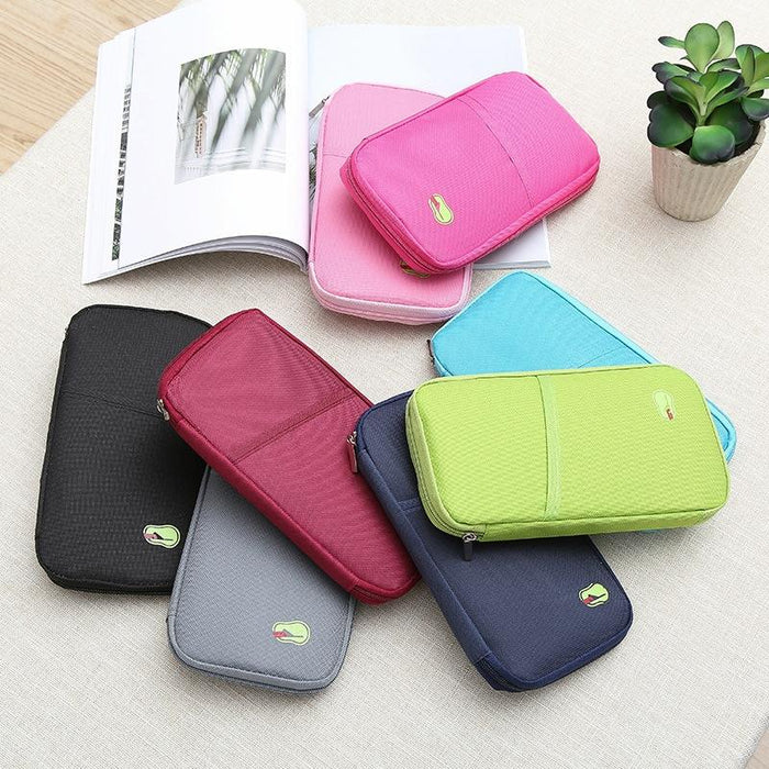 Multifunctional Travel Document Bag Passport & Ticket Holder