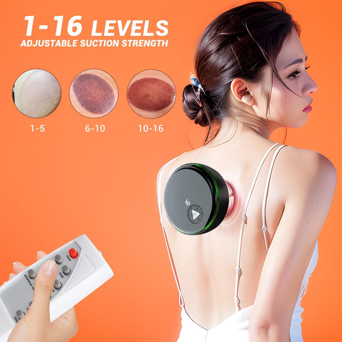 Smart Cupper With Light: Electric Heated Scraping Massage Tool
