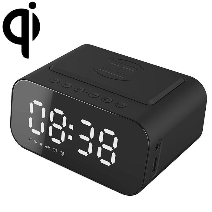 15W Led Clock Wireless Charging Bluetooth Speaker Multifunctional Smart Mirror Alarm Clock Audio
