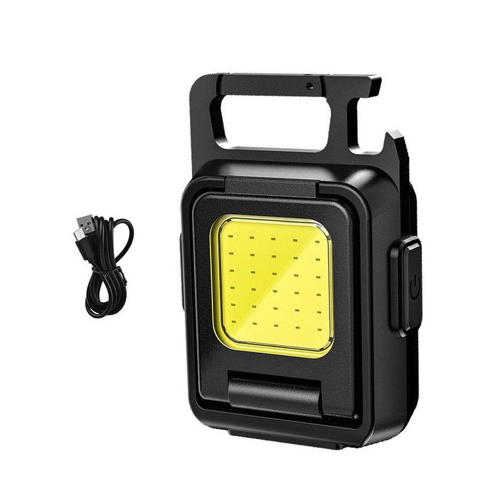 Compact Dual-Sided Cob Keychain Light