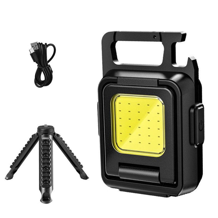 Compact Dual-Sided Cob Keychain Light