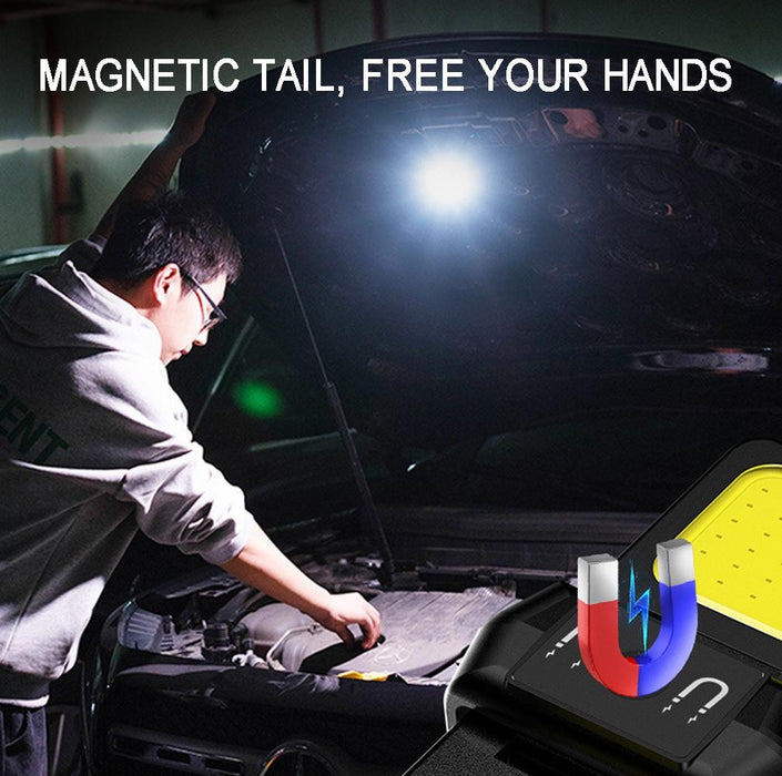 Compact Dual-Sided Cob Keychain Light