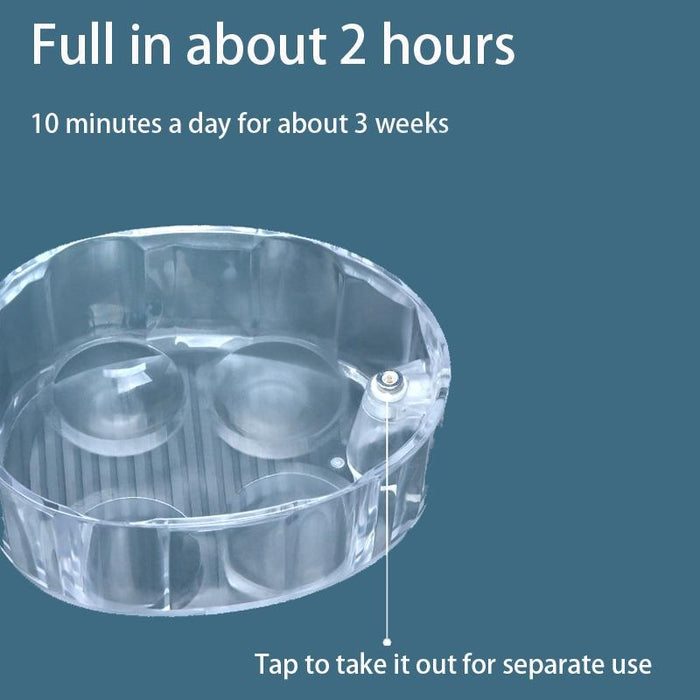 Electric Head Massager With Hot Compress & Vibration Waterproof English Version