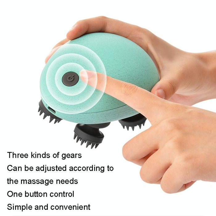 Compact Electric Head Massager Fits All Hair Types