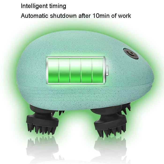 Compact Electric Head Massager Fits All Hair Types