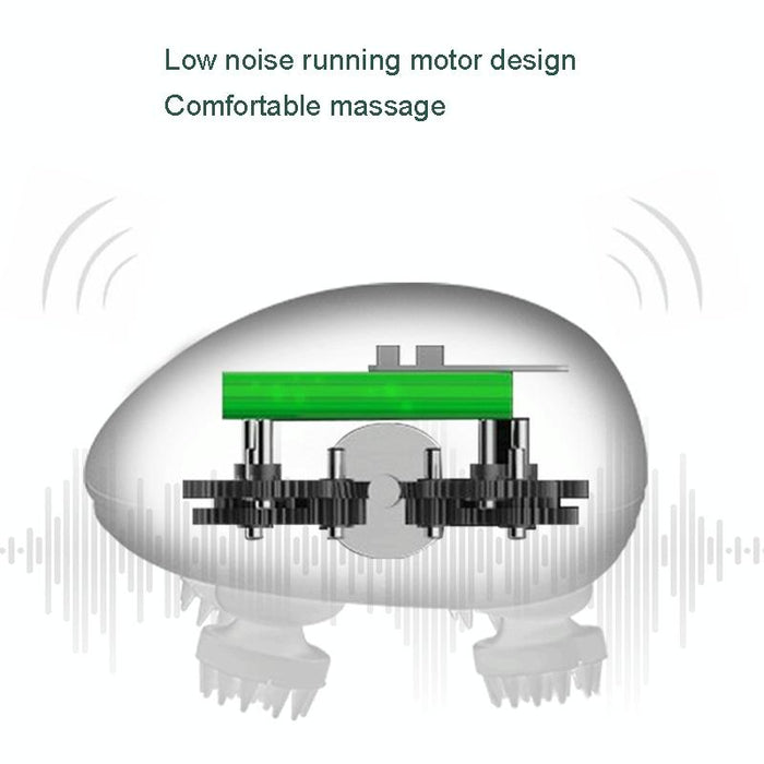 Compact Electric Head Massager Fits All Hair Types