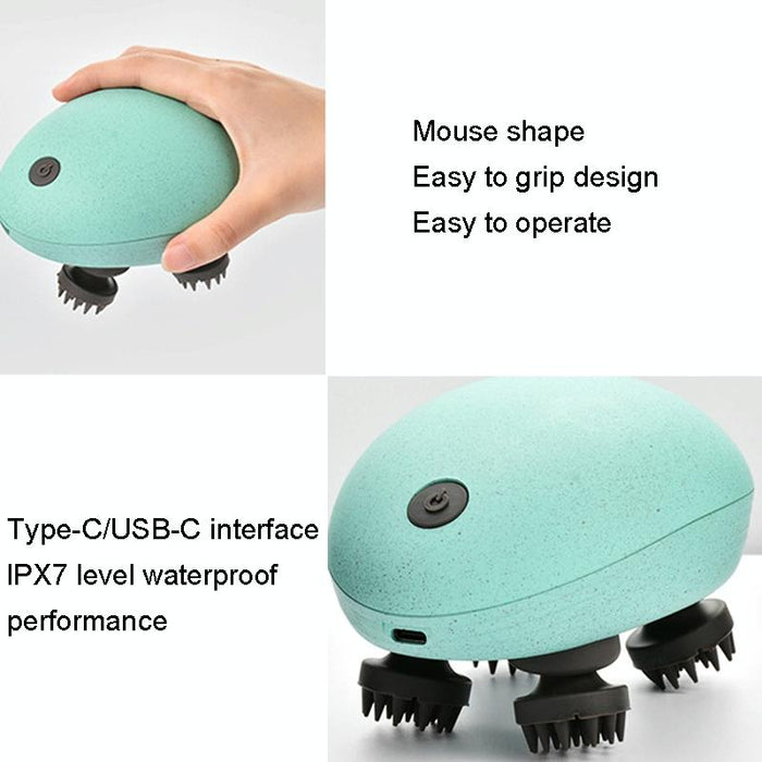 Compact Electric Head Massager Fits All Hair Types