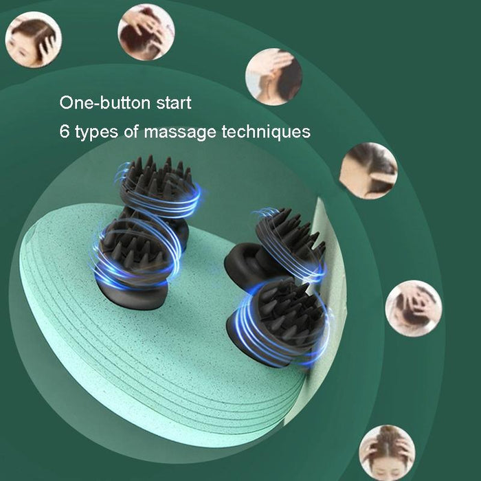 Compact Electric Head Massager Fits All Hair Types