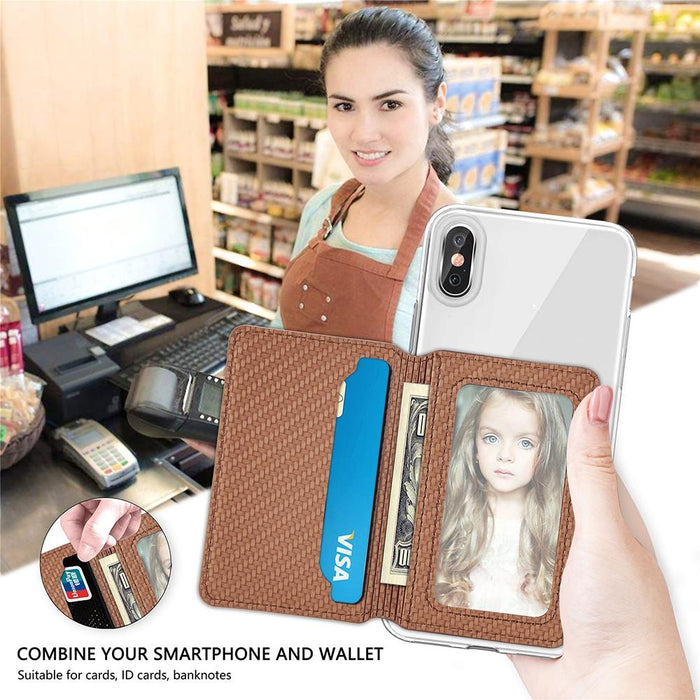Universal Phone Card Holder With Bracket Multifunctional