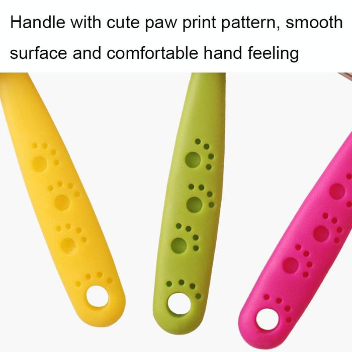 Pet Hair Removal Comb With Massage Function Random Colour Size L
