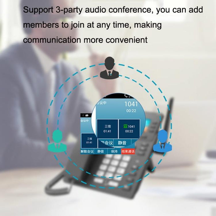 4G Voip Network Phone For Business Conference