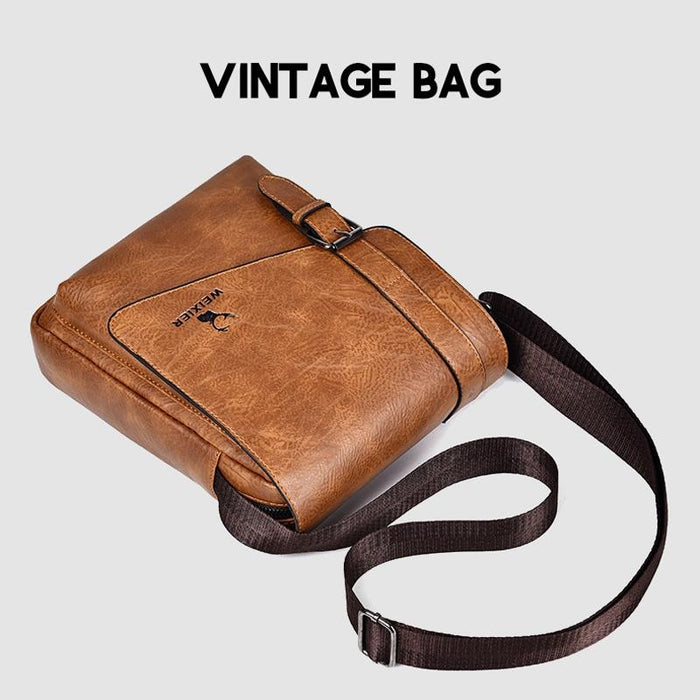 Retro Crossbody Messenger Bag Large Capacity