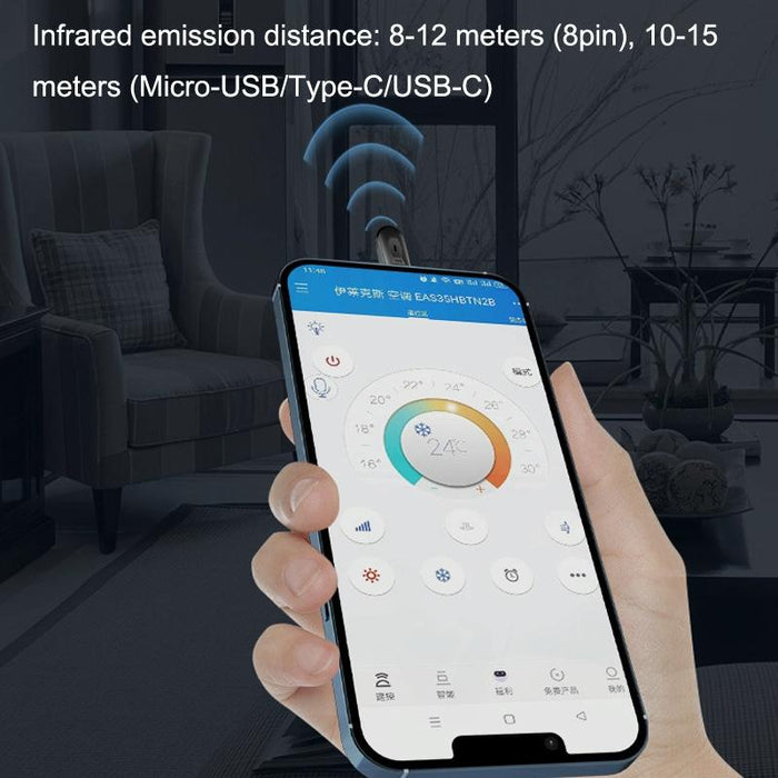 Smart Infrared Transmitter For R10 Phone Long Distance Remote Control 8 Pin