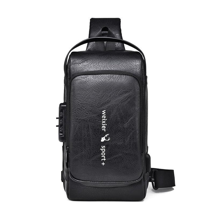 Waterproof Anti Theft Crossbody Backpack For Men