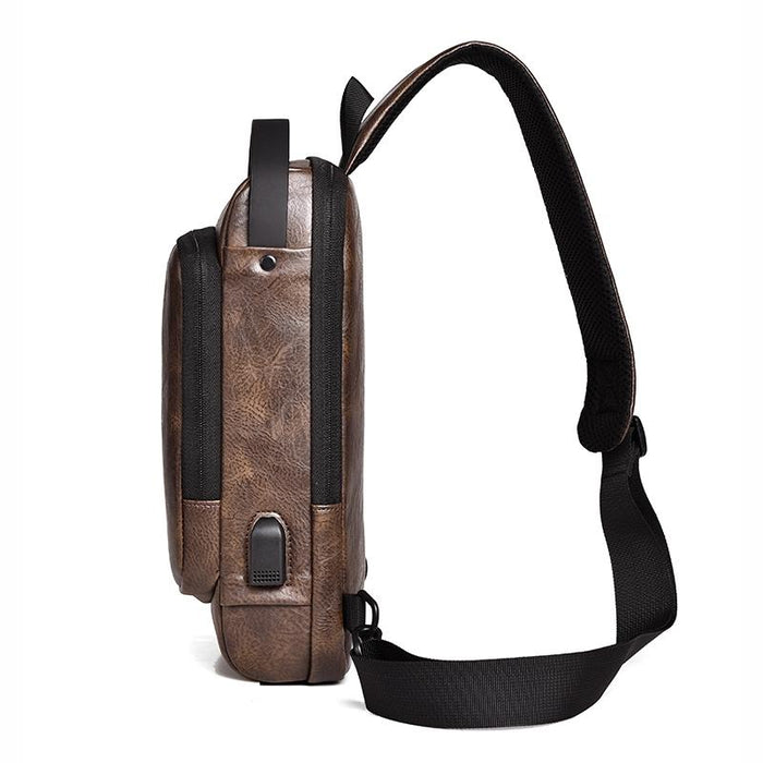 Waterproof Anti Theft Crossbody Backpack For Men