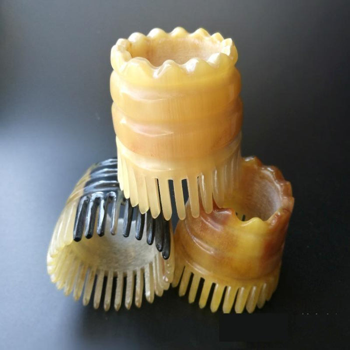 Cylindrical Shampoo Brush Short Comb Random Colour