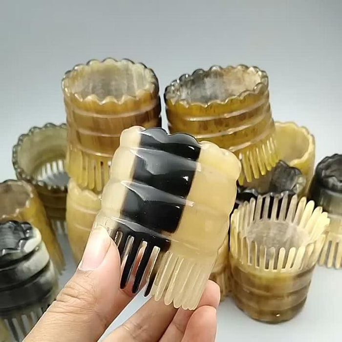 Cylindrical Shampoo Brush Short Comb Random Colour
