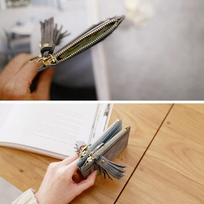 Compact Card Holder With Large Capacity Cute Mini Coin Purse