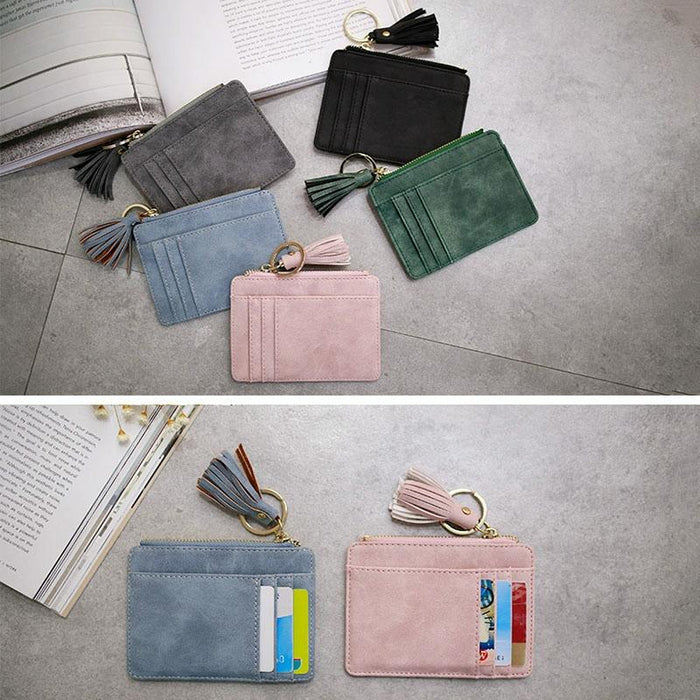 Compact Card Holder With Large Capacity Cute Mini Coin Purse