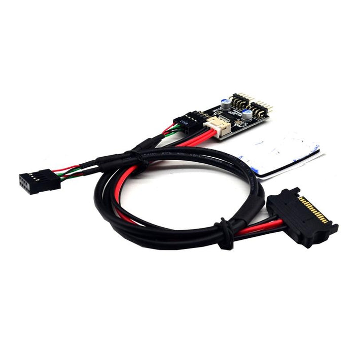 Usb 2.0 9Pin To Dual 9Pin Header Hub Adapter