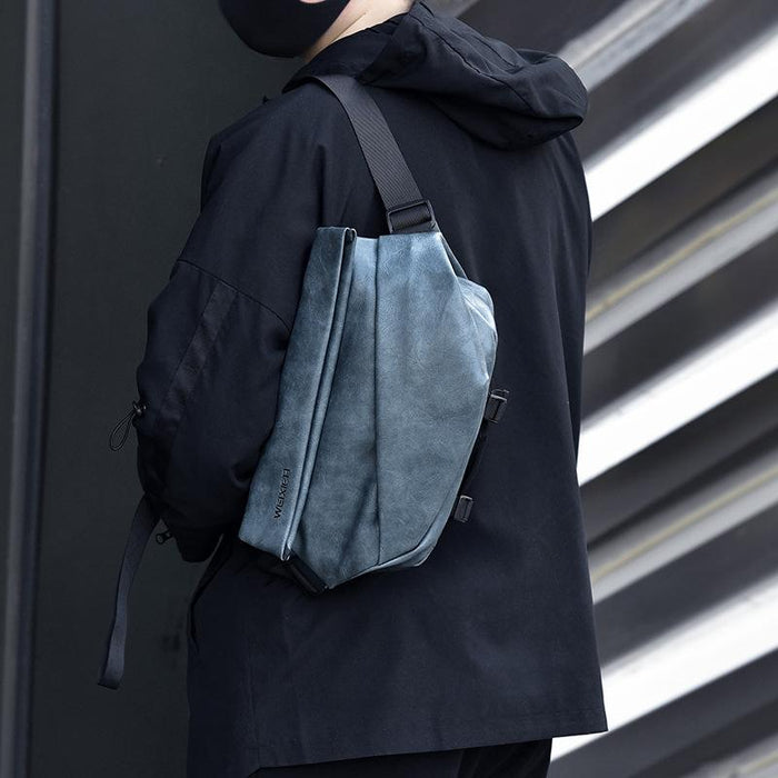 Compact Single Shoulder Crossbody Backpack For Men